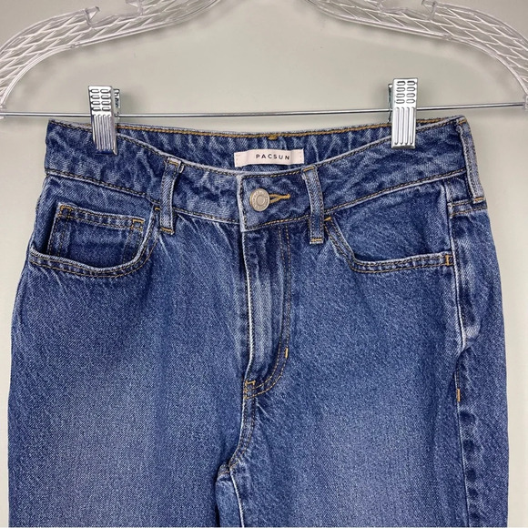 Pacsun Mom Jean Raw Hem Size 23 - Picture 3 of 6